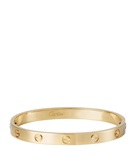 cartier gold love bracelet|cartier love bracelet gold price.